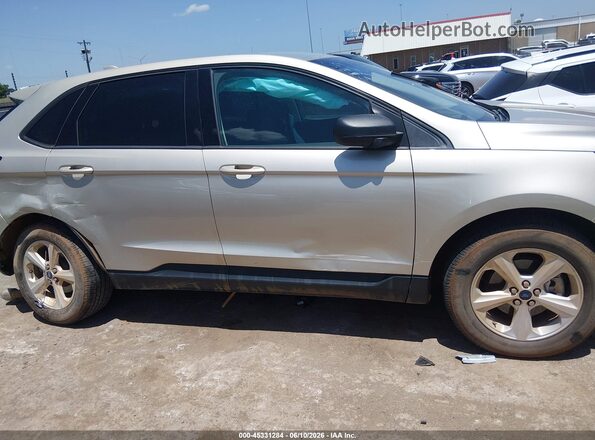 2FMPK3G98JBB32224 2018 FORD EDGE Beige Rear interior view