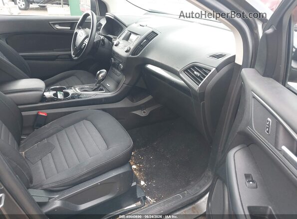 2FMPK3G98JBB76336 2018 FORD EDGE Gray Front interior view