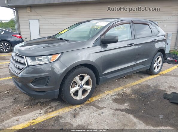 2FMPK3G98JBB76336 2018 FORD EDGE Gray Front left