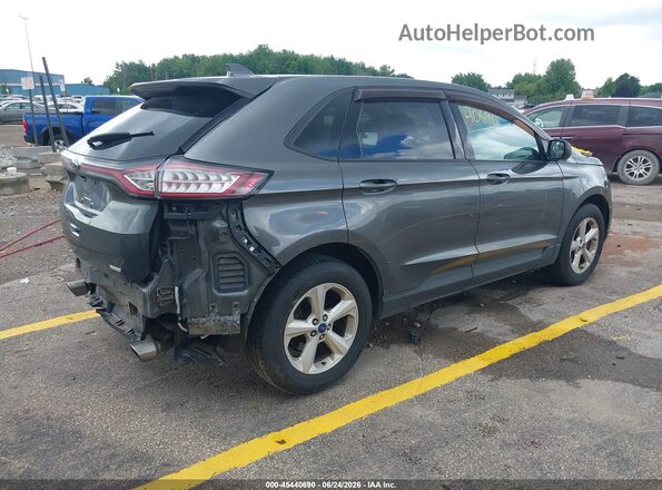 2FMPK3G98JBB76336 2018 FORD EDGE Gray Rear right