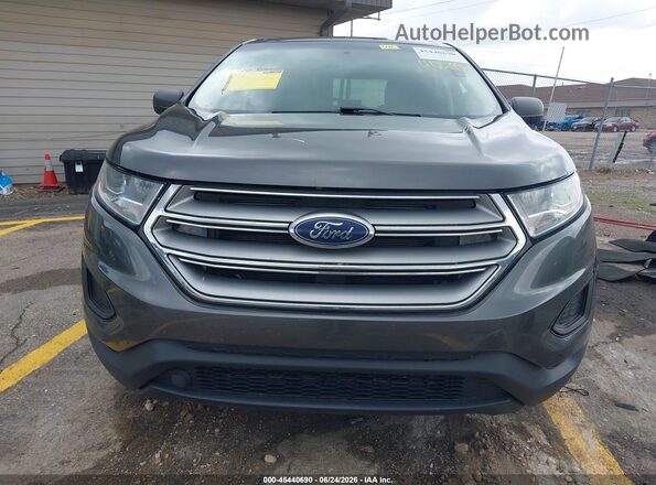 2FMPK3G98JBB76336 2018 FORD EDGE Gray Rear interior view