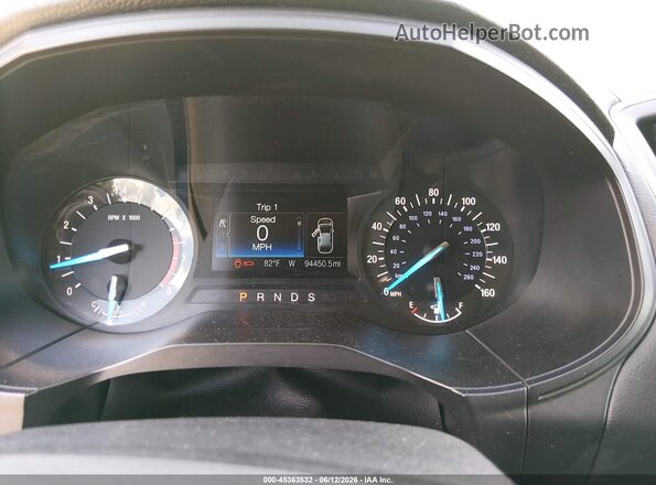 2FMPK3G98JBC06628 2018 FORD EDGE Черный Вид задних сидений