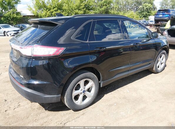2FMPK3G98JBC06628 2018 FORD EDGE Черный Задняя правая четверть