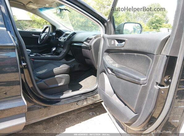 2FMPK3G98JBC06628 2018 FORD EDGE Черный Вид салона спереди