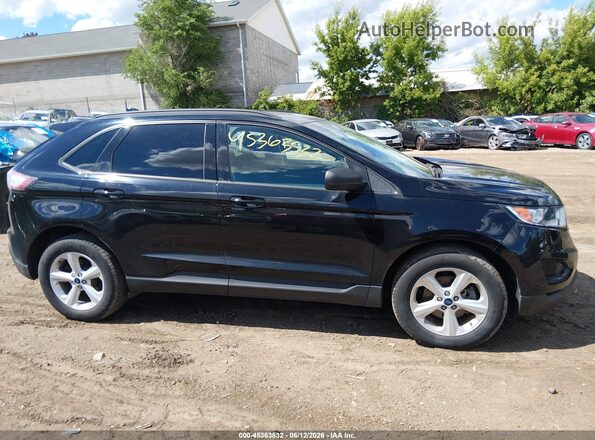 2FMPK3G98JBC06628 2018 FORD EDGE Черный Панорамный вид салона 360°