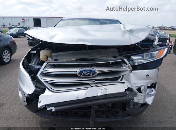 2FMPK3G98JBC37507 2018 FORD EDGE Silver Սարքավորումների վահանակի տեսք