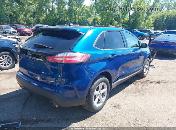 2FMPK3G98LBA36628 2020 FORD EDGE Blue Trasero derecho