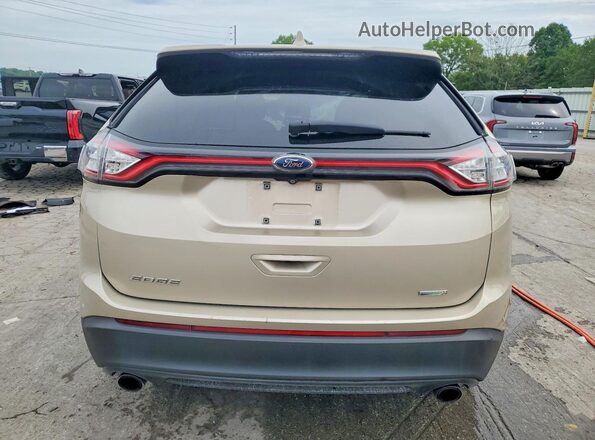 2FMPK3G9XHBC07497 2017 FORD EDGE Cream Rear view