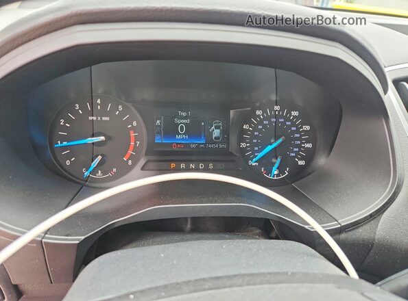 2FMPK3G9XLBA11651 2020 FORD EDGE Black Սարքավորումների վահանակի տեսք