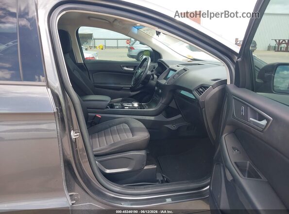 2FMPK3G9XLBA26652 2020 FORD EDGE Gray Widok wnętrza z przodu
