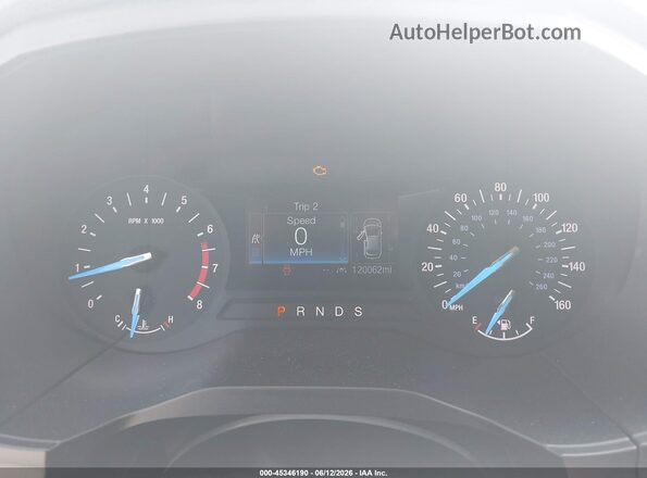 2FMPK3G9XLBA26652 2020 FORD EDGE Gray Widok tylnych siedzeń