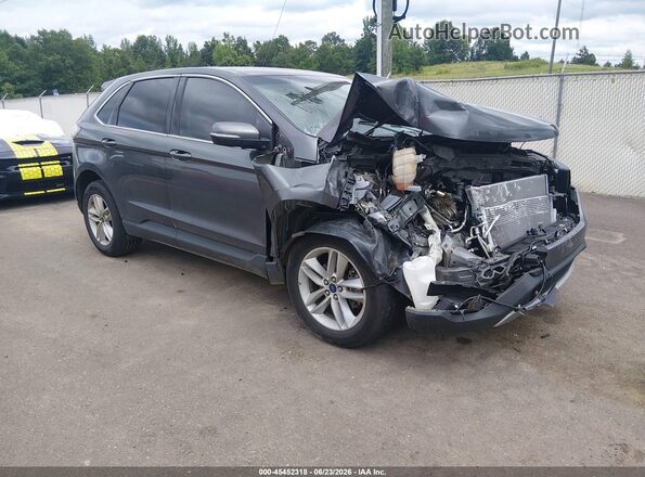 2FMPK3J80JBB35909 2018 FORD EDGE Gray Դիմացի տեսք