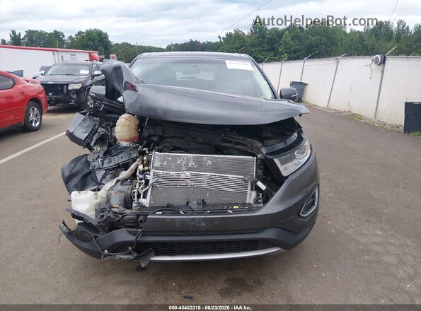 2FMPK3J80JBB35909 2018 FORD EDGE Gray Սալոնի հետևի տեսք