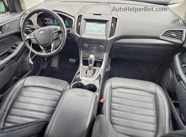 2FMPK3J81HBB45312 2017 FORD EDGE Серый Вид панели приборов