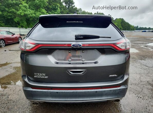 2FMPK3J81HBB45312 2017 FORD EDGE Серый Вид сзади