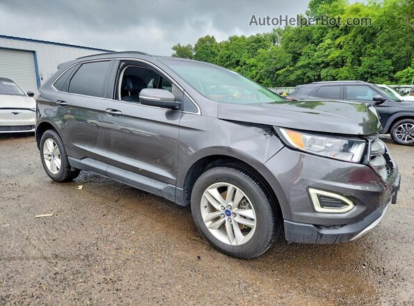 2FMPK3J81HBB45312 2017 FORD EDGE Серый Передняя правая четверть