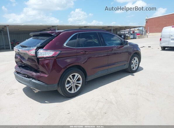 2FMPK3J83HBC63099 2017 FORD EDGE Burgundy Հետևի աջ
