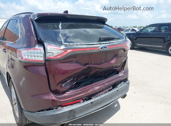 2FMPK3J83HBC63099 2017 FORD EDGE Burgundy Դիմացի տեսք