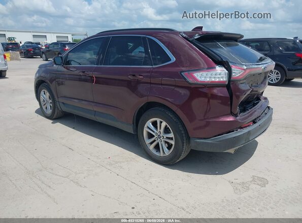 2FMPK3J83HBC63099 2017 FORD EDGE Burgundy Հետևի ձախ