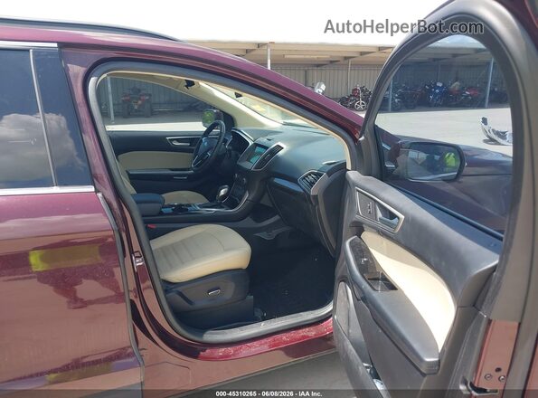 2FMPK3J83HBC63099 2017 FORD EDGE Burgundy Սալոնի դիմացի տեսք