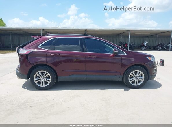 2FMPK3J83HBC63099 2017 FORD EDGE Burgundy Սալոնի հետևի տեսք
