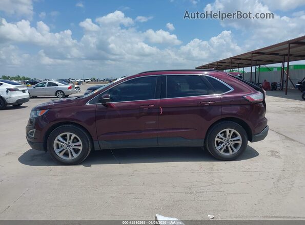 2FMPK3J83HBC63099 2017 FORD EDGE Burgundy Սալոնի 360 աստիճան տեսք