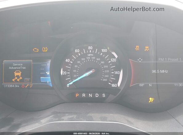 2FMPK3J84HBC59871 2017 FORD EDGE Gray Rear seats view