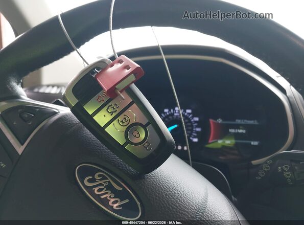 2FMPK3J84JBC09929 2018 FORD EDGE Gray Dashboard view