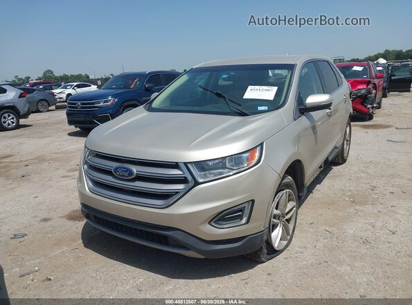 2FMPK3J85JBB26946 2018 FORD EDGE Gold Передня ліва чверть