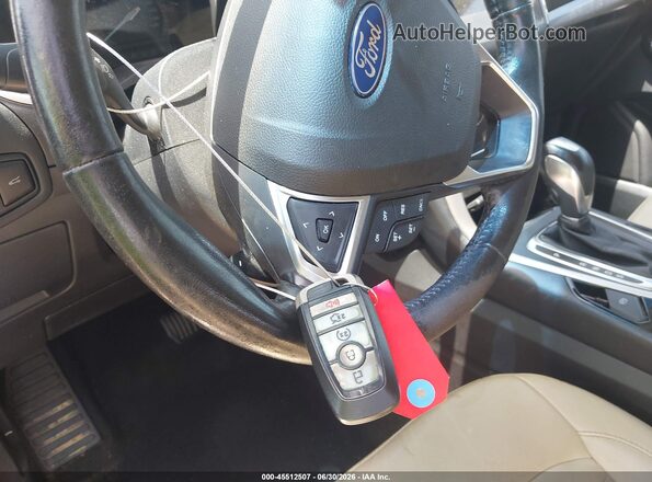 2FMPK3J85JBB26946 2018 FORD EDGE Gold Вид панелі приладів