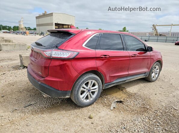 2FMPK3J85JBC37304 2018 FORD EDGE Red უკანა მარჯვენა