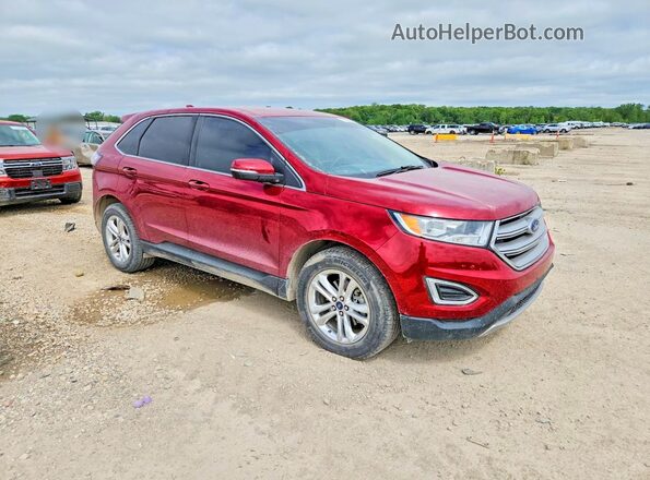 2FMPK3J85JBC37304 2018 FORD EDGE Red წინა მარჯვენა