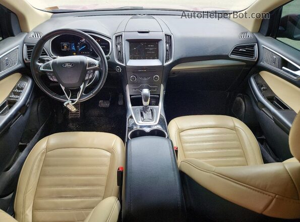 2FMPK3J85JBC37304 2018 FORD EDGE Red წინა პანელის ხედი