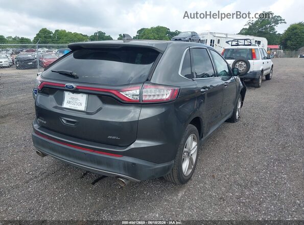 2FMPK3J86GBC00092 2016 FORD EDGE Gray Trasero derecho