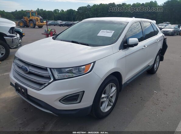 2FMPK3J86HBC58611 2017 FORD EDGE Белый Передняя левая четверть