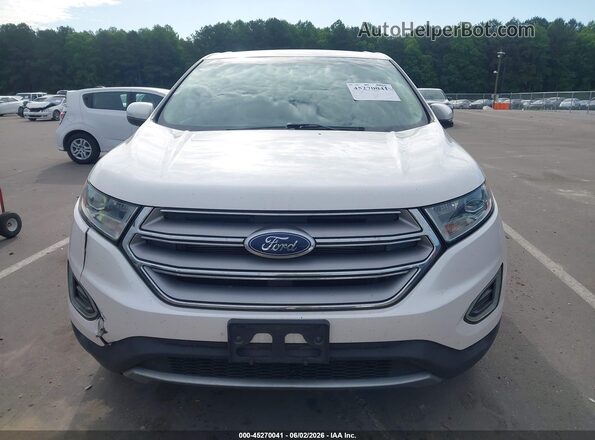 2FMPK3J86HBC58611 2017 FORD EDGE Белый Вид щитка приборов