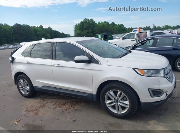 2FMPK3J86HBC58611 2017 FORD EDGE Белый Вид задней части салона