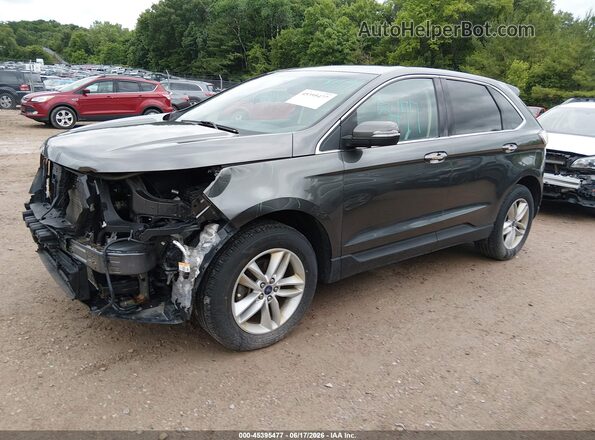 2FMPK3J86JBC38431 2018 FORD EDGE Gray Front left