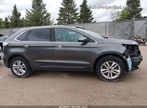 2FMPK3J86JBC38431 2018 FORD EDGE Gray Rear interior view