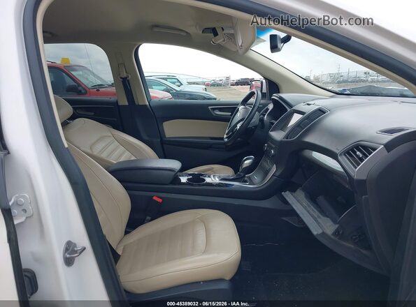 2FMPK3J87JBC51253 2018 FORD EDGE White Vista interior delantera