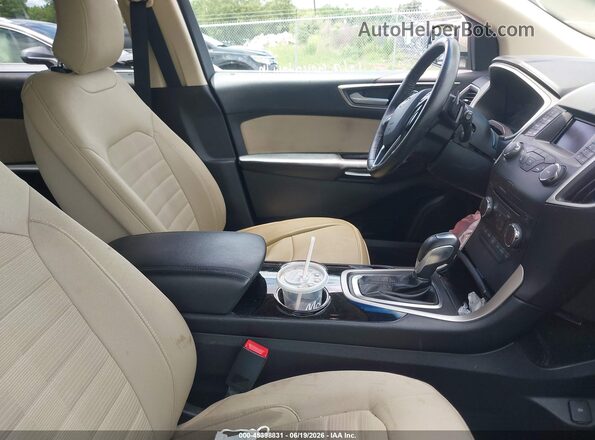 2FMPK3J88HBB14896 2017 FORD EDGE Beige Vista interior delantera