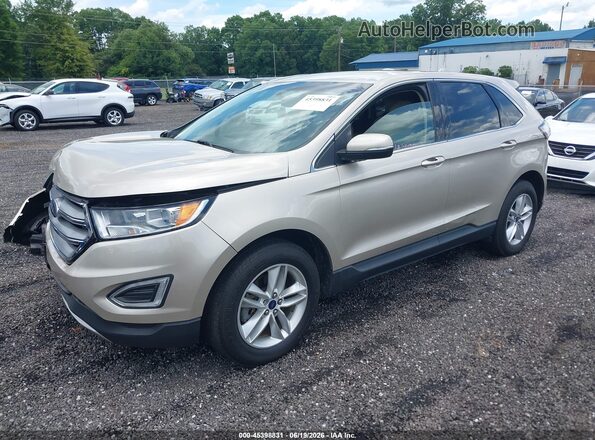 2FMPK3J88HBB14896 2017 FORD EDGE Beige Vista tres cuartos delantera izquierda