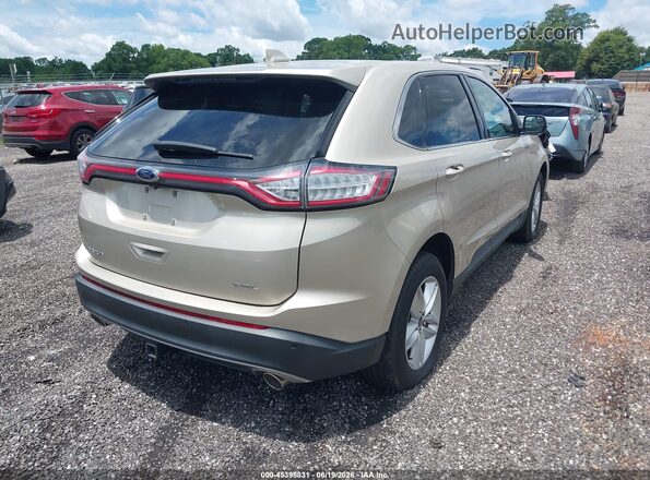 2FMPK3J88HBB14896 2017 FORD EDGE Beige Trasero derecho