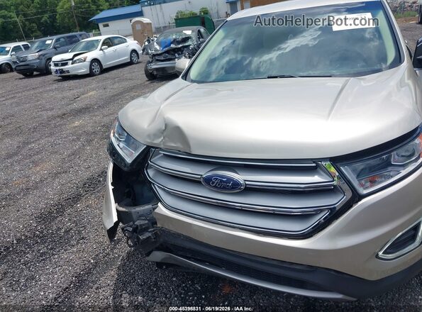 2FMPK3J88HBB14896 2017 FORD EDGE Beige Vista frontal