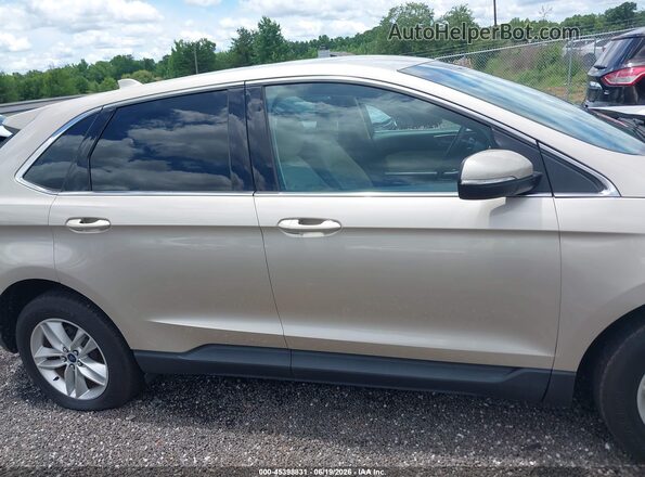 2FMPK3J88HBB14896 2017 FORD EDGE Beige Vista interior trasera
