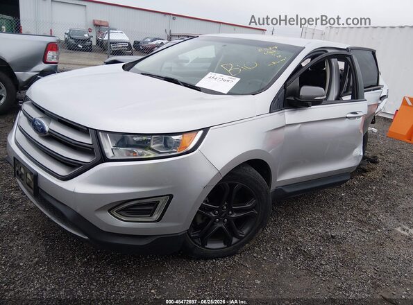 2FMPK3J88JBB10059 2018 FORD EDGE Silver Front left