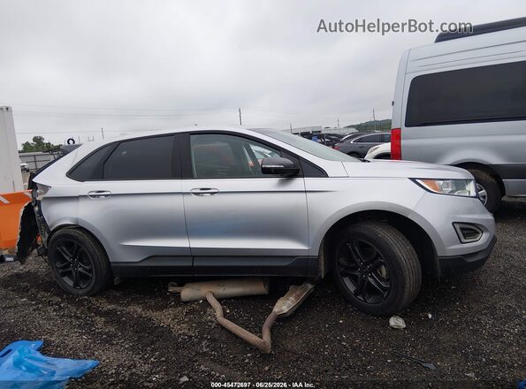 2FMPK3J88JBB10059 2018 FORD EDGE Silver Instrument cluster view
