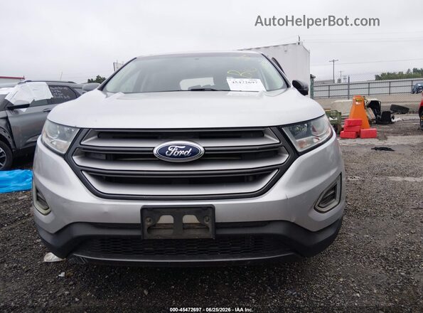 2FMPK3J88JBB10059 2018 FORD EDGE Silver Dashboard view