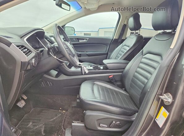 2FMPK3J88JBC53576 2018 FORD EDGE Gray წინა სალონის ხედი