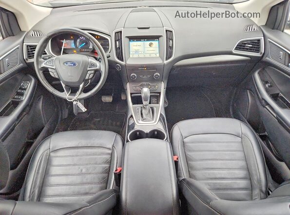 2FMPK3J88JBC53576 2018 FORD EDGE Gray წინა პანელის ხედი
